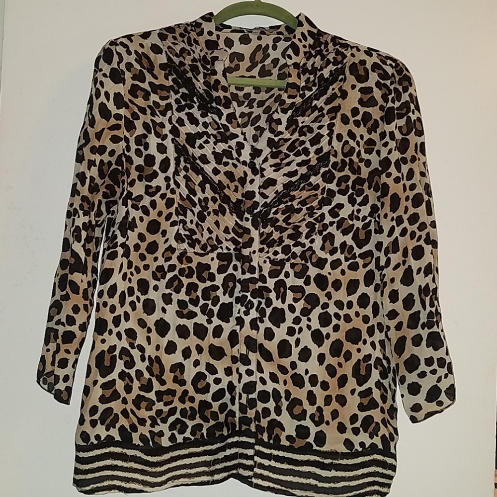 Iron free - Leopard blouse